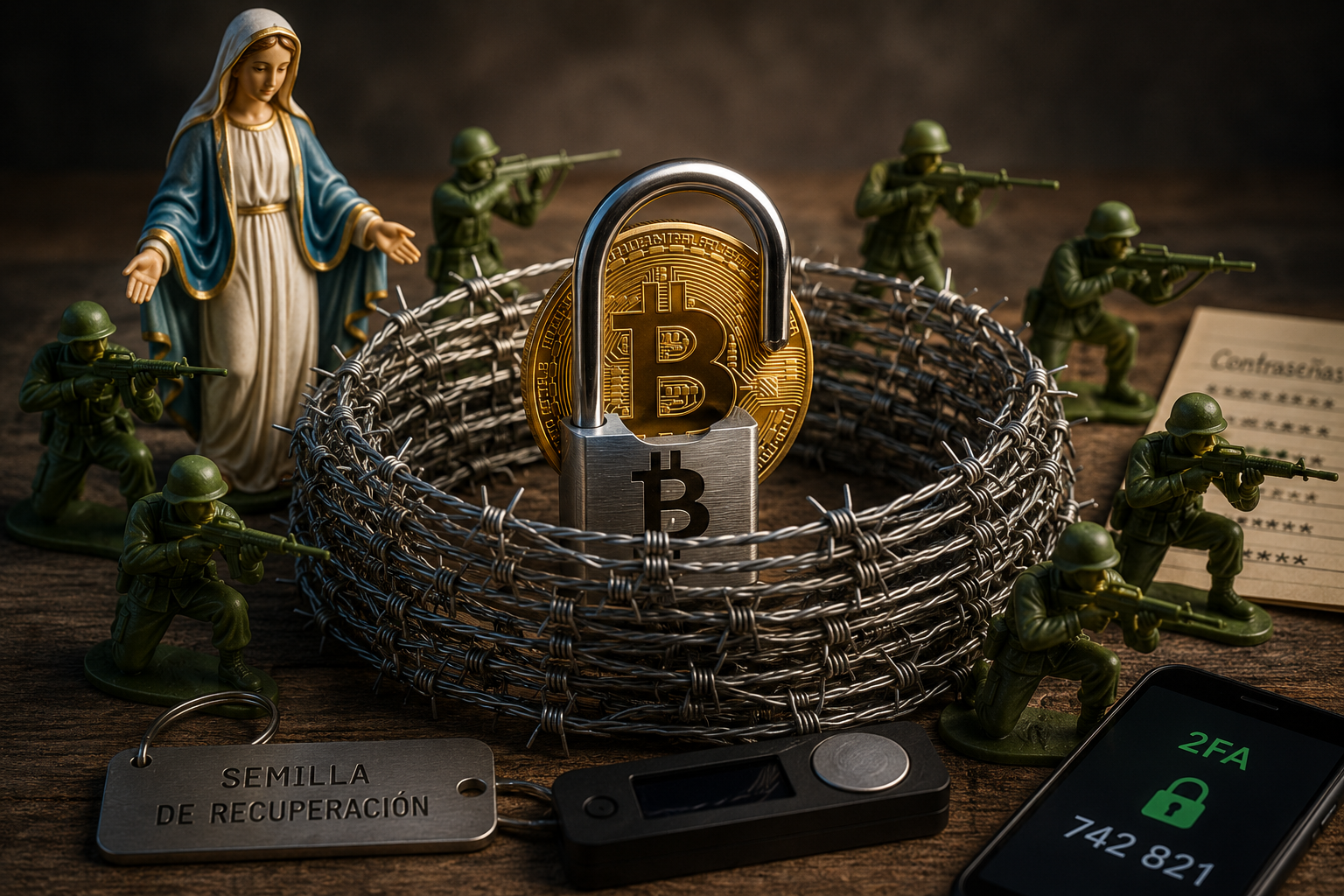 Guía de ciberseguridad para proteger cuentas de bitcoin y criptomonedas: contraseñas, 2FA y gestores