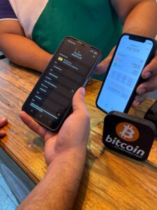 Pago realizado con Bitcoin vía Lightning Network en Rojis Fast Food, Zona Colonial, Santo Domingo, República Dominicana