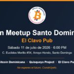 Bitcoin Meetup Santo Domingo #2 en El Clavo Pub – sábado 11 de julio de 2026, 6:00 PM