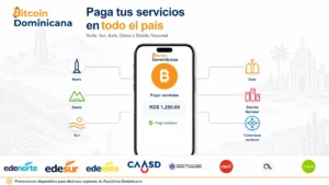 Empresas y regiones de República Dominicana donde pueden pagarse servicios con Bitcoin