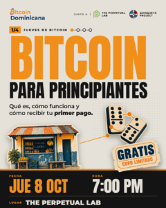 Jueves de Bitcoin 1/4: Bitcoin para principiantes, jueves 8 de octubre de 2026, 7:00 PM, The Perpetual Lab